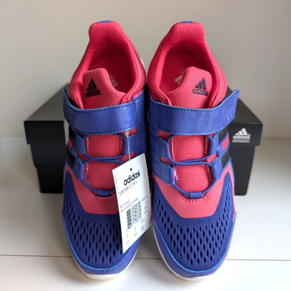 Adidas Kids Performance Hyperfast 2.0 Running Shoe Youth Size 4.5 Purple Pink